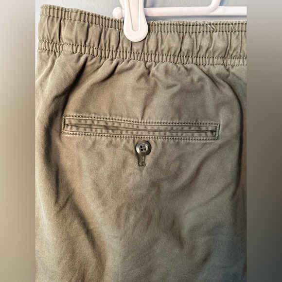 GAP Men’s Jogger Pants Size M Olive Green Drawstring Waist - Picture 5 of 7